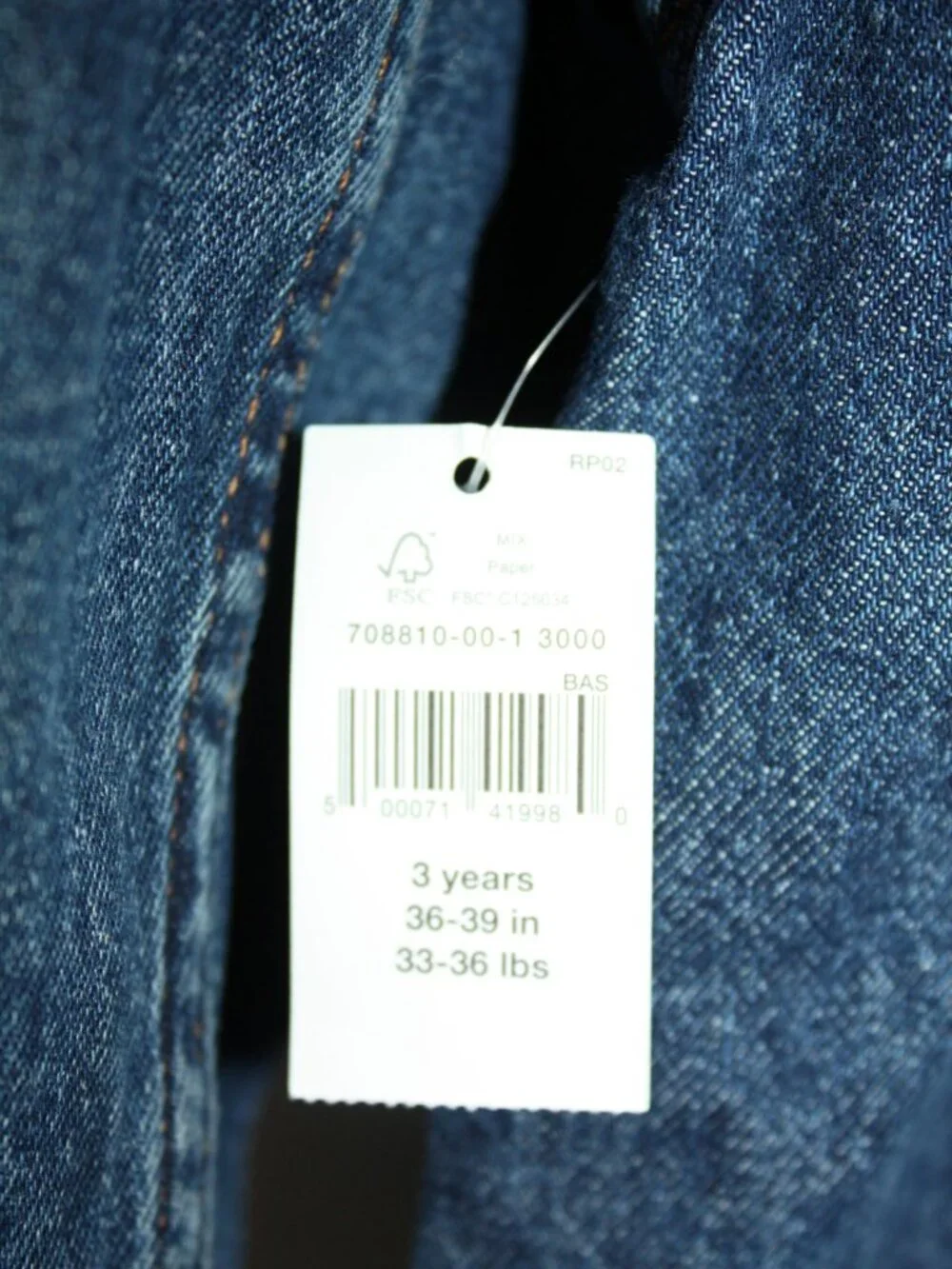 NWT GAP ICON DENIM Size 3 3T Blue Biker Trucker Western Jeans Jacket Unisex
